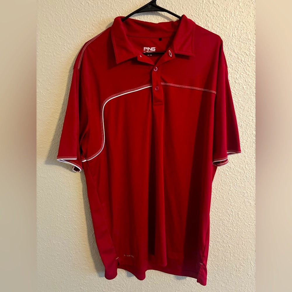 PING Red Polo